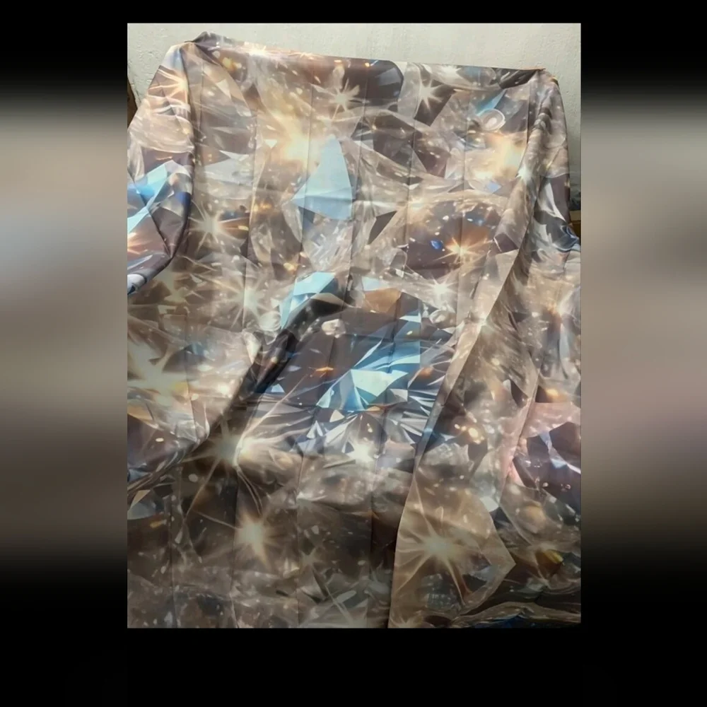 Large Diamond Crystal Tapestry